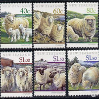 New Zealand 1991 Sheep Breeds set of 6 unmounted mint, SG 1579-84