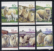 New Zealand 1991 Sheep Breeds set of 6 unmounted mint, SG 1579-84