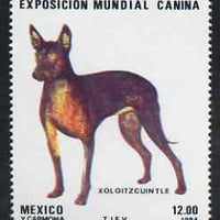 Mexico 1984 World Dog Show (Xoloitzcuintle) 12p unmounted mint, SG 1705