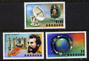 Barbuda 1977 Telephone Centenary set of 3 unmounted mint, SG 294-6