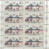 Germany - East 1985 Berlin Bridges perf m/sheet unmounted mint, SG MS E2685