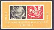 Germany - East 1950 German Stamp Exhibition imperf m/sheet unmounted mint, SG MS E29a
