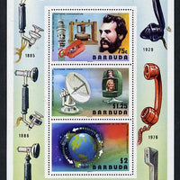 Barbuda 1977 Telephone Centenary m/sheet unmounted mint, SG MS 297