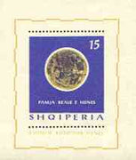 Albania 1964 Moon's Phases perf x imperf m/sheet unmounted mint, SG MS 831a, Mi BL 24