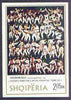 Albania 1975 Albanian Paintings imperf m/sheet (Folk Dance) unmounted mint, SG MS 1777