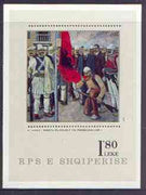 Albania 1981 Paintings perf x imperf m/sheet (Unite Under the Flag) unmounted mint, SG MS 2102