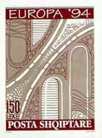 Albania 1994 Europa - Contemporary Art imperf m/sheet unmounted mint, SG MS 2575