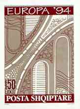 Albania 1994 Europa - Contemporary Art imperf m/sheet unmounted mint, SG MS 2575