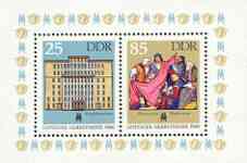 Germany - East 1976 Leipzig Autumn Fair perf m/sheet unmounted mint, SG MS E2748