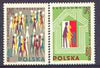 Poland 1970 National Census perf set of 2 unmounted mint, SG 2008-09