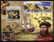Guinea - Bissau 2008 Pioneers of Marine Transport perf souvenir sheet unmounted mint Michel BL 681