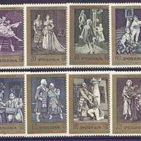 Poland 1972 Death Centenary of Stanislaus Moniuszko (composer) perf set of 8 unmounted mint, SG 2159-66
