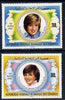 Comoro Islands 1982 Princess Diana's 21st Birthday perf set of 2 unmounted mint SG482-3