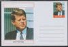 Palatine (Fantasy) Personalities - John F Kennedy (35th USA President) postal stationery card unused and fine