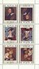 Dubai 1967 Paintings perf m/sheet containing the set of 3 each in tete-beche pairs unmounted mint, SG MS 256