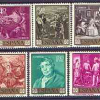 Spain 1959 Stamp Day & Velázquez Commemoration set of 10 unmounted mint, SG 1301-10