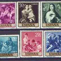 Spain 1960 Stamp Day & Murillo Commemoration set of 10 unmounted mint, SG 1333-42