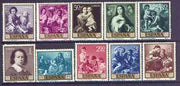 Spain 1960 Stamp Day & Murillo Commemoration set of 10 unmounted mint, SG 1333-42