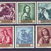 Spain 1962 Stamp Day & Zurbaran Commemoration set of 10 unmounted mint, SG 1479-88