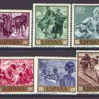 Spain 1964 Stamp Day & Sorolla Commemoration set of 10 unmounted mint, SG 1627-36