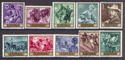 Spain 1964 Stamp Day & Sorolla Commemoration set of 10 unmounted mint, SG 1627-36