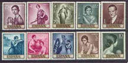 Spain 1965 Stamp Day & Torres Commemoration set of 10 unmounted mint, SG 1718-27