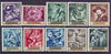 Spain 1966 Stamp Day & J M Sert Commemoration set of 10 unmounted mint, SG 1770-79