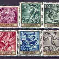 Spain 1966 Stamp Day & J M Sert Commemoration set of 10 unmounted mint, SG 1770-79