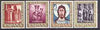 Spain 1961 Council of Europe's Romanesque Art Exhibition set of 4 unmounted mint, SG 1426-29