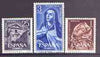 Spain 1962 Teresian Reformation perf set of 3 unmounted mint, SG 1489-91