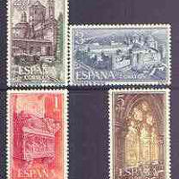 Spain 1963 Poblet Monastery perf set of 4 unmounted mint, SG 1555-58