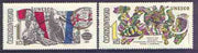 Czechoslovakia 1971 UNESCO - World Anniversaries perf set of 2 unmounted mint, SG 1949-50