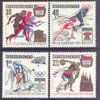 Czechoslovakia 1971 Olympic Committee perf set of 4 unmounted mint, SG 2011-14