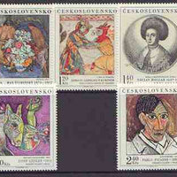 Czechoslovakia 1972 Art (7th issue) set of 5 unmounted mint, SG 2067-71