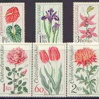 Czechoslovakia 1973 Olomouc Flower Show perf set of 6 unmounted mint, SG 2110-15