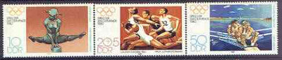 Germany - East 1980 Moscow Olymnpic Games (1st issue) perf set of 3 unmounted mint, SG E2224-26