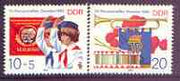 Germany - East 1982 Seventh Pioneers Meeting perf set of 2 unmounted mint, SG E2432-33