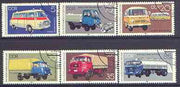 Germany - East 1982 IFA Vehicles perf set of 6 fine used, SG E2452-57