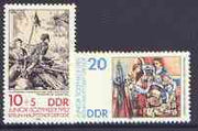 Germany - East 1983 Junior Sozphilex 1983 Stamp Exhibition perf set of 2 unmounted mint, SG E2529-30