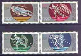 Germany - East 1983 Sarajeva Winter Olympic Games perf set of 4 unmounted mint, SG E2554-57