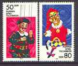 Germany - East 1984 Puppets perf set of 2 unmounted mint, SG E2587-88