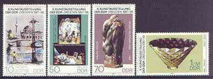 Germany - East 1987 Tenth Art Exhibition perf set of 4 unmounted mint, SG E2829-32