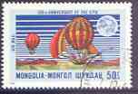 Mongolia 1974 Balloon Post 50m (from UPU Centenary set) fine used, SG 819