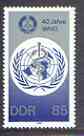 Germany - East 1988 40th Anniversary of World Health Organisation unmounted mint, SG E2920