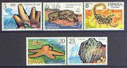 Spain 1979 Spanish Fauna (7th issue) Invertebrates perf set of 5 unmounted mint, SG 2579-83