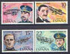 Spain 1980 Aviation Pioneers perf set of 4 unmounted mint, SG 2631-34