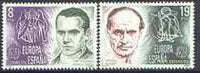 Spain 1980 Europa - Writers perf set of 2 unmounted mint, 2614-15