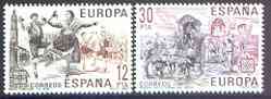 Spain 1981 Europa - Folklore perf set of 2 unmounted mint, 2642-43
