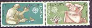 Spain 1986 Europa perf set of 2 unmounted mint, 2866-67