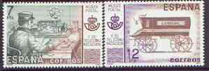 Spain 1981 Postal & Telecommunications Museum perf set of 2 unmounted mint, SG 2663-64